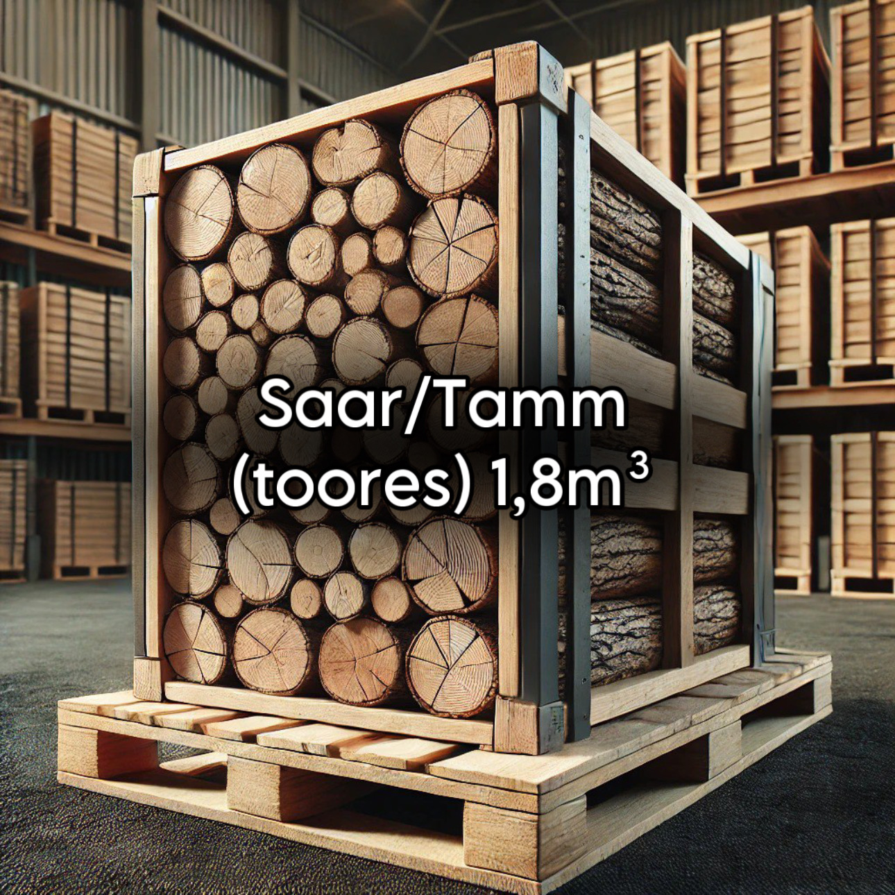 Saar/Tamm (toores) 1,8m³