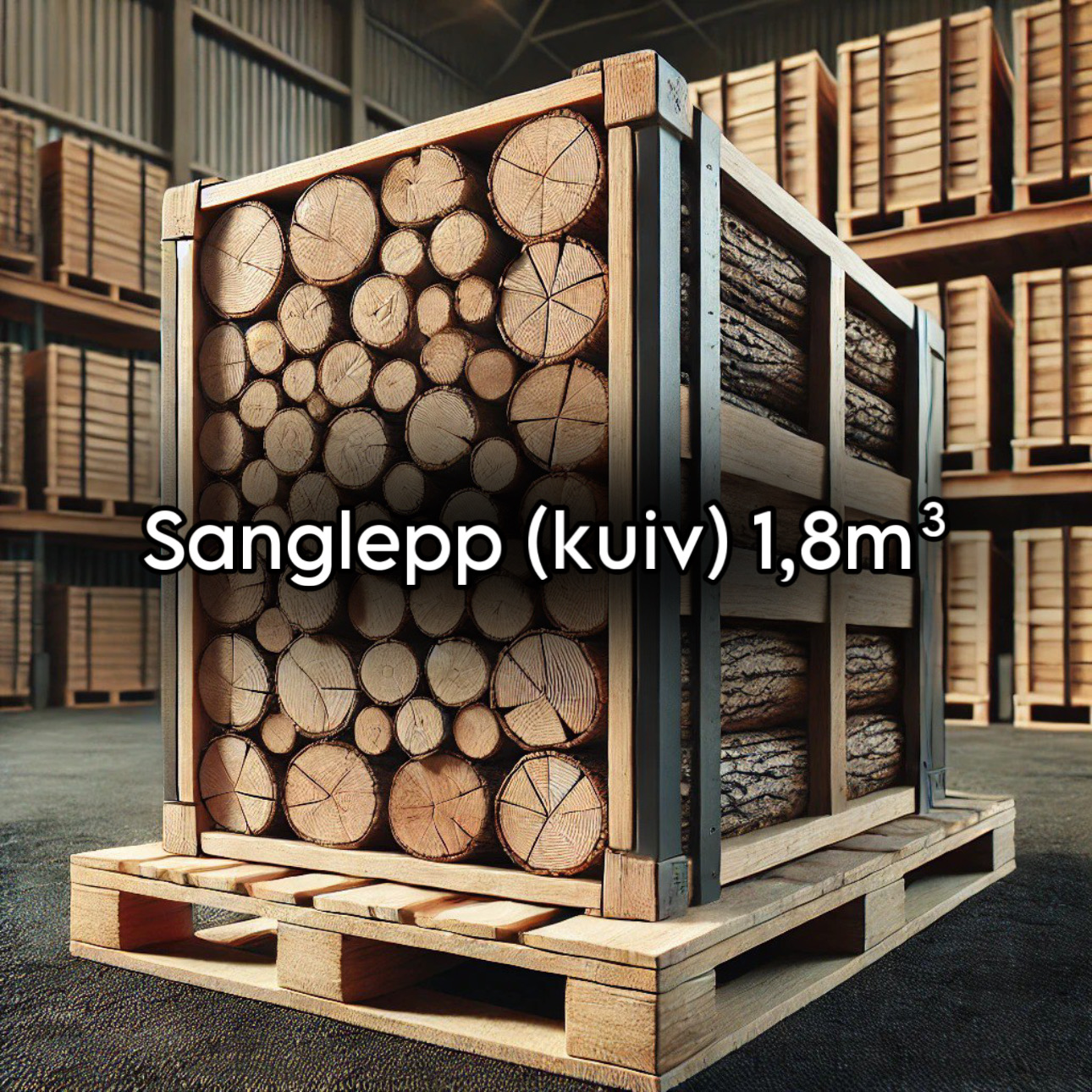 Sanglepp (kuiv) 1,8m³